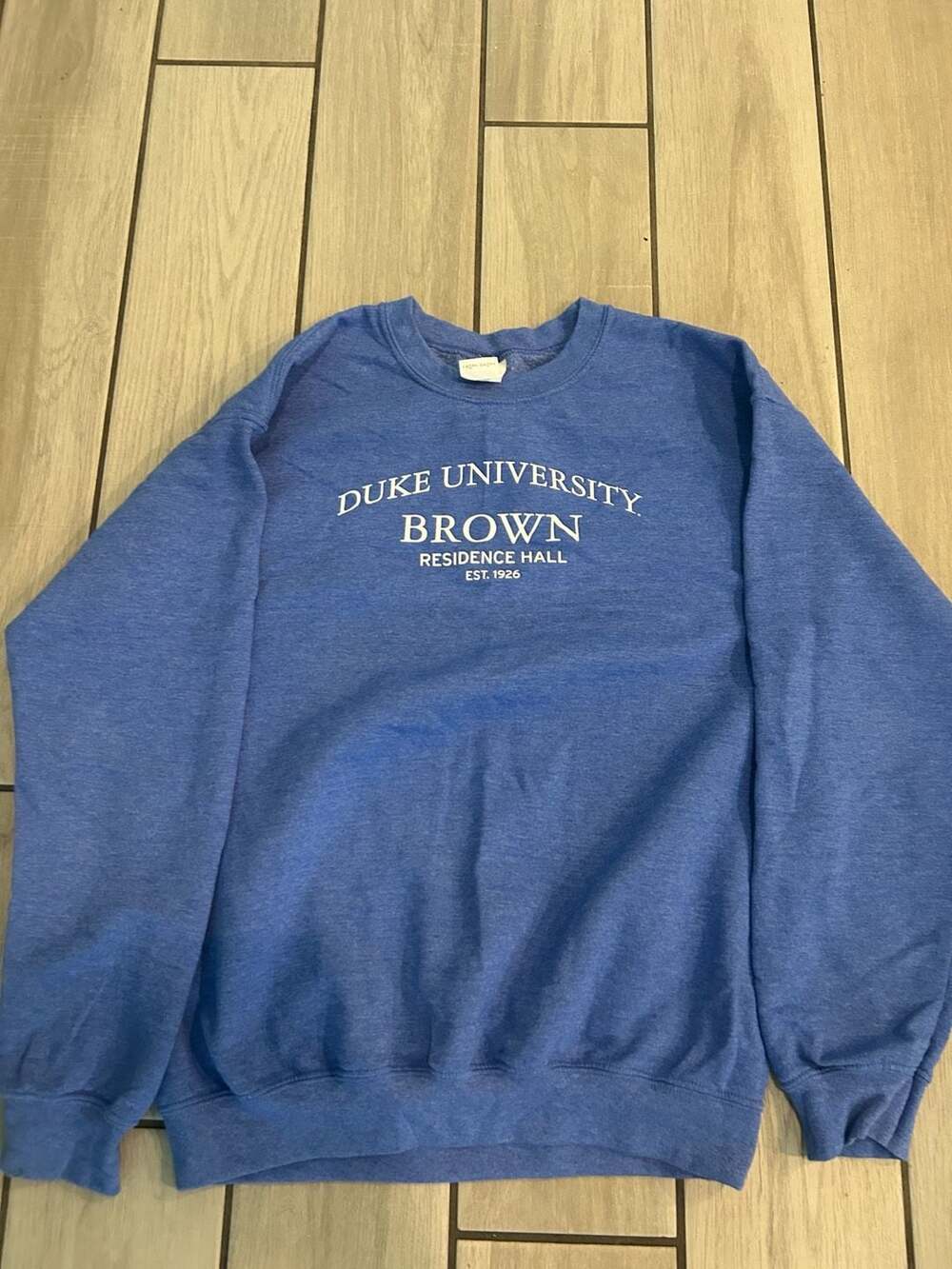 Duke University Brown Residence Hall Crewneck Sweatshirt